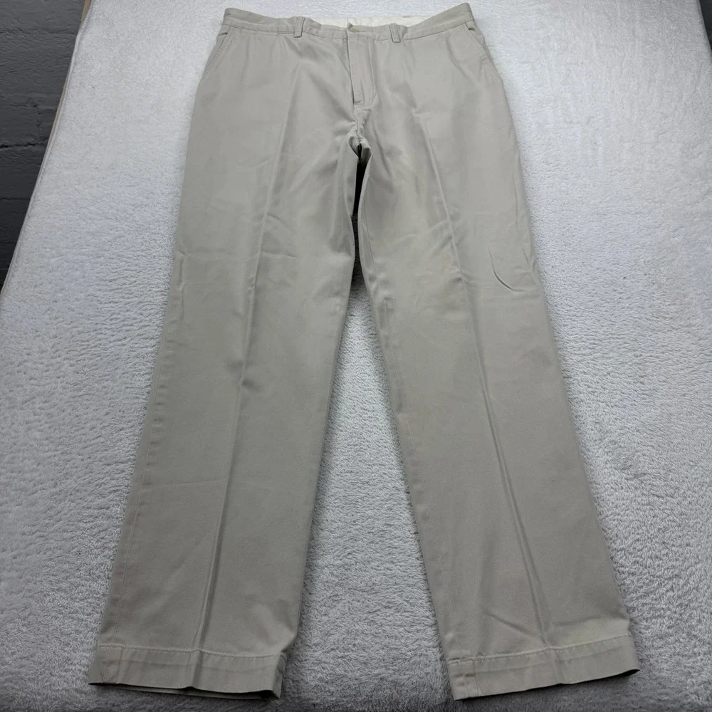 Polo Ralph‎ Lauren Prospect Pant Khaki Mens 38x34 Classic Fit Cotton Flat Front